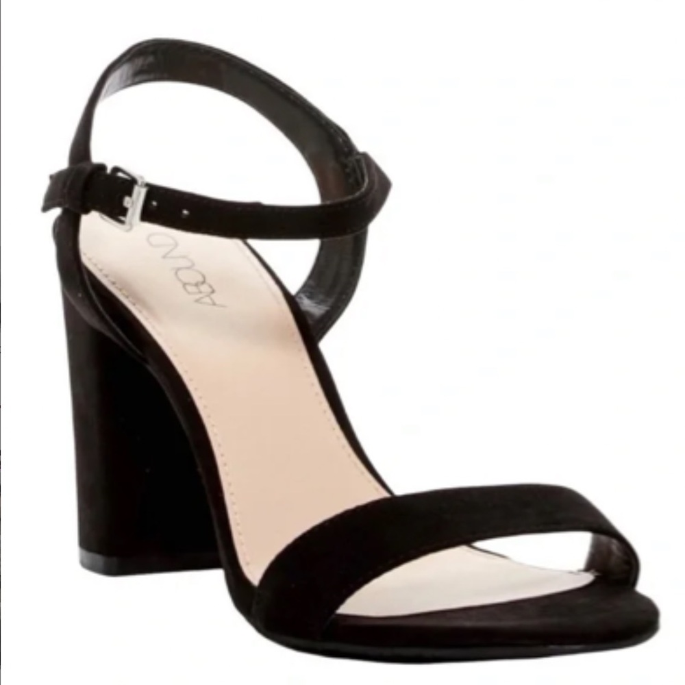 Abound black suede sandals
